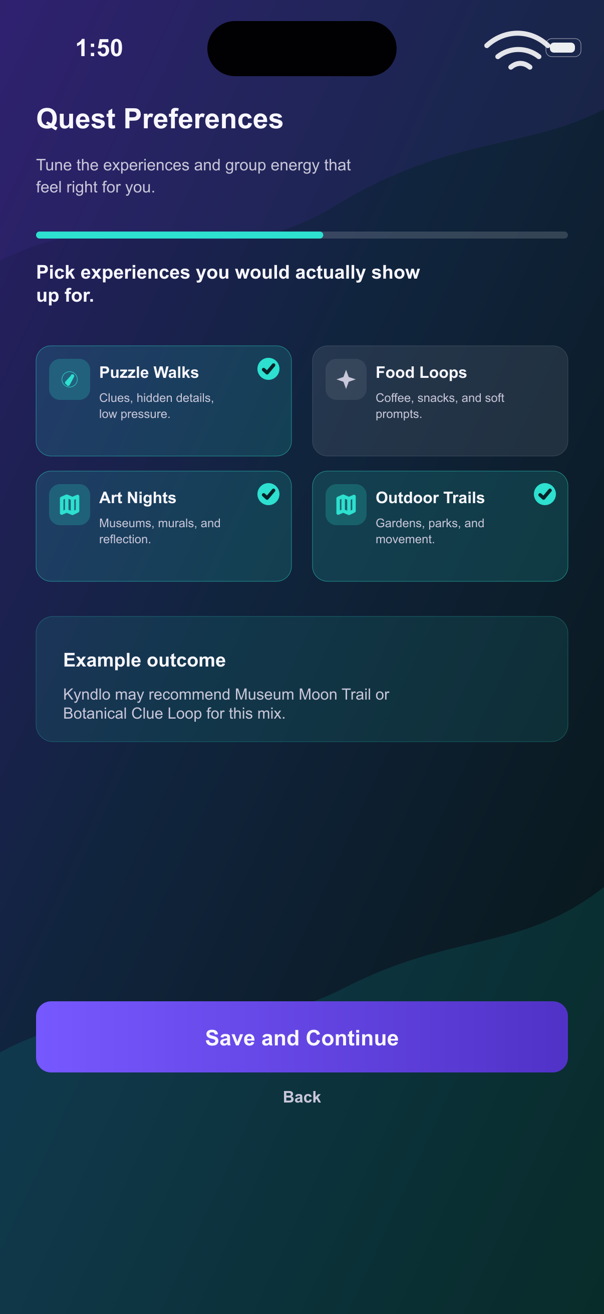 Quest Preferences
