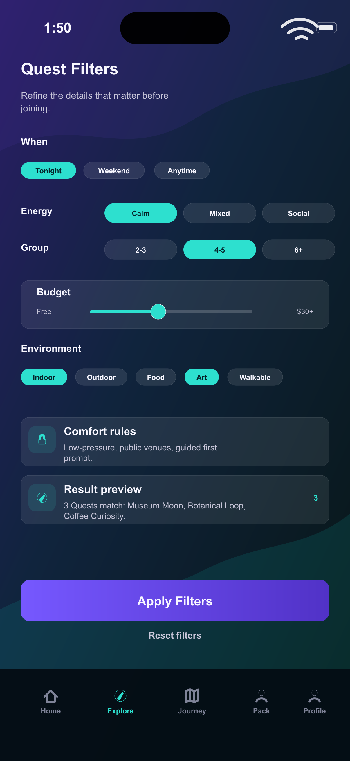 Quest Filters